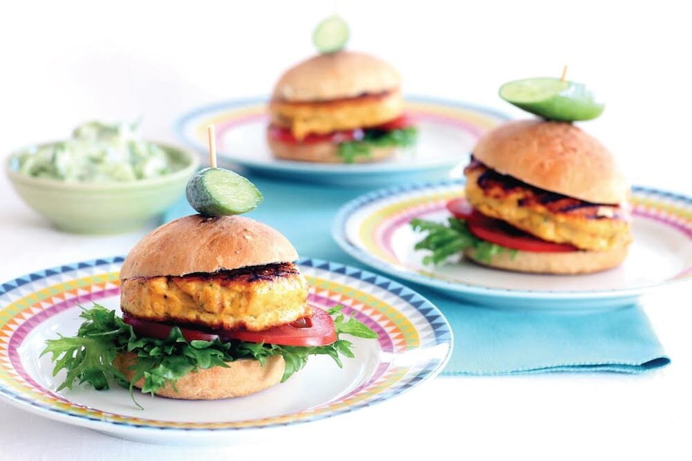 Salmon burgers