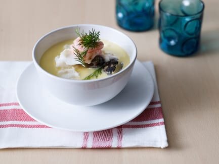 Bergen seafood chowder deluxe