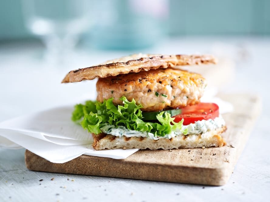 Norwegian Salmon Burger