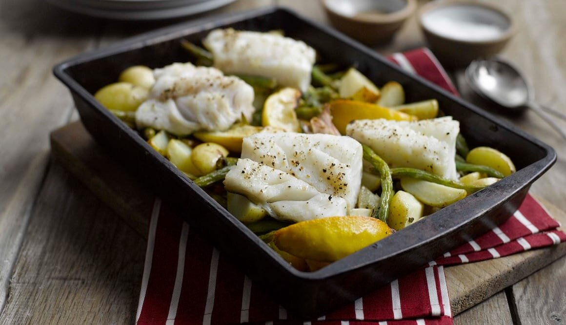 Pan roast of Norwegian cod loin