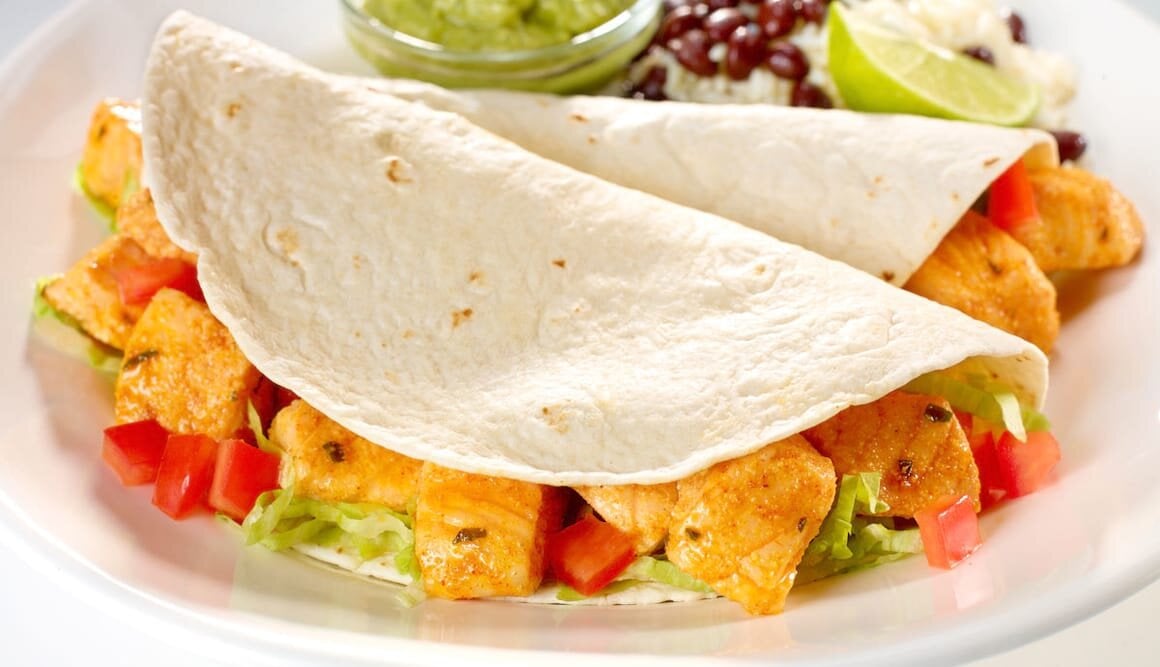 Norwegian salmon fish tacos