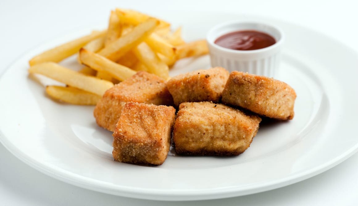 Norwegian salmon nuggets