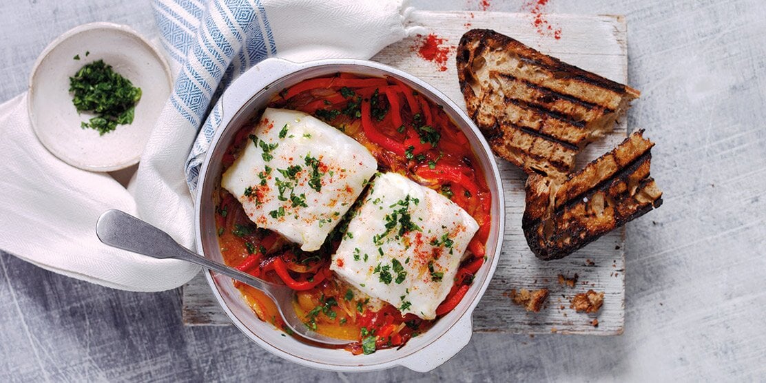 Spanish Baked Norwegian Cod