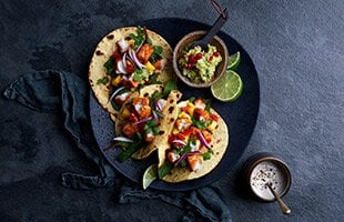 Norwegian cod tacos