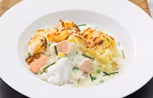 Norwegian cod pie