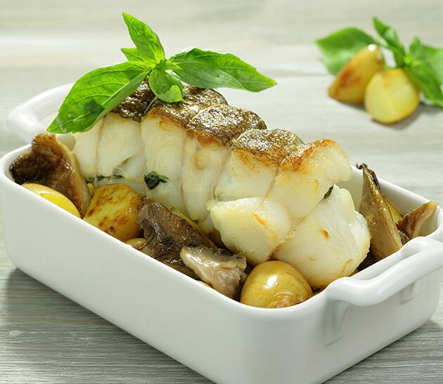 Roasted Norwegian cod