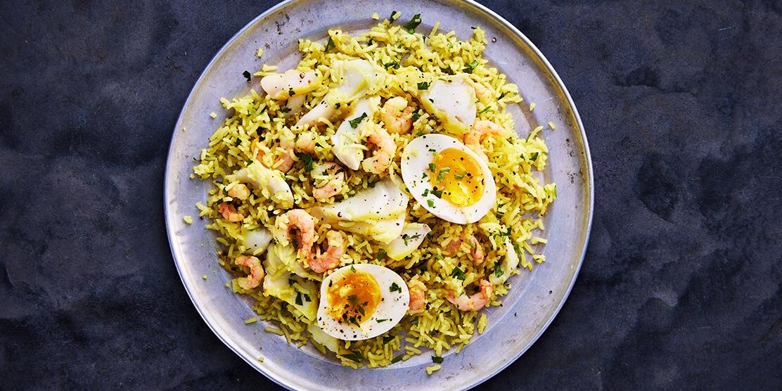 Proper smoked Norwegian haddock kedgeree