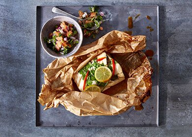 Norwegian haddock with asian flavours