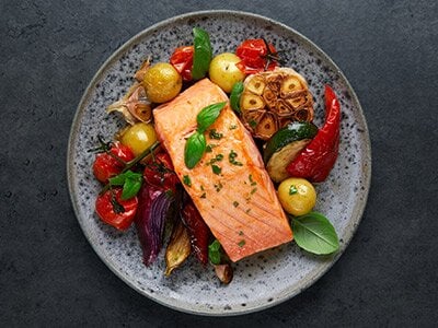 Oven-Baked Norwegian Salmon and Vegetables