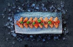 Sashimi with Norwegian Salmon