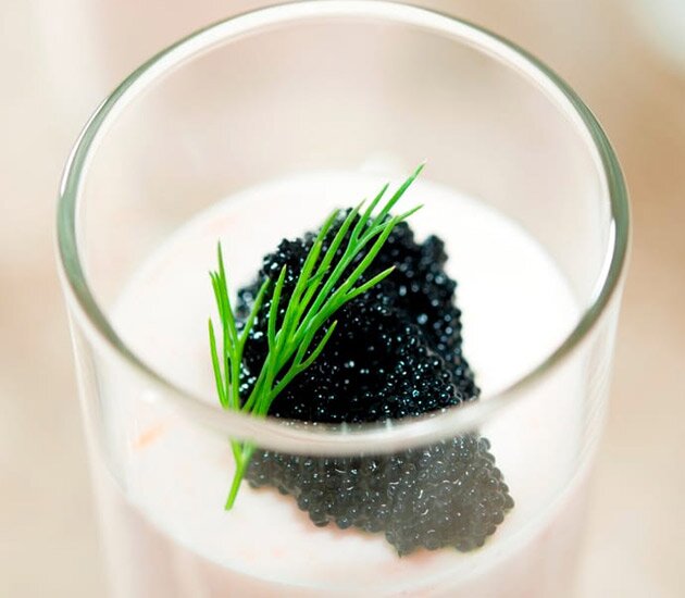 Norwegian Smoked Salmon Mousse with Dill and Caviar
