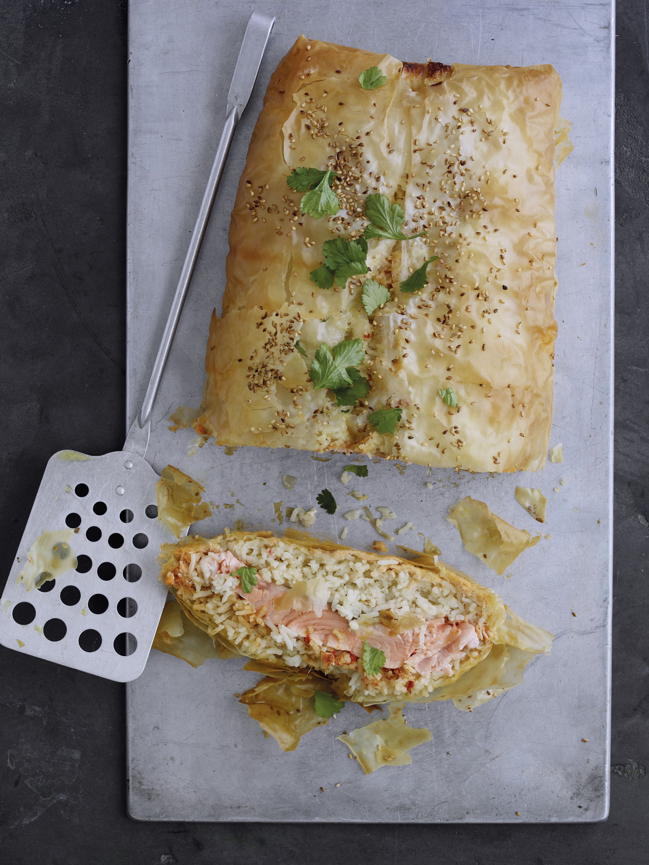 Thai Norwegian Salmon Coulibiac