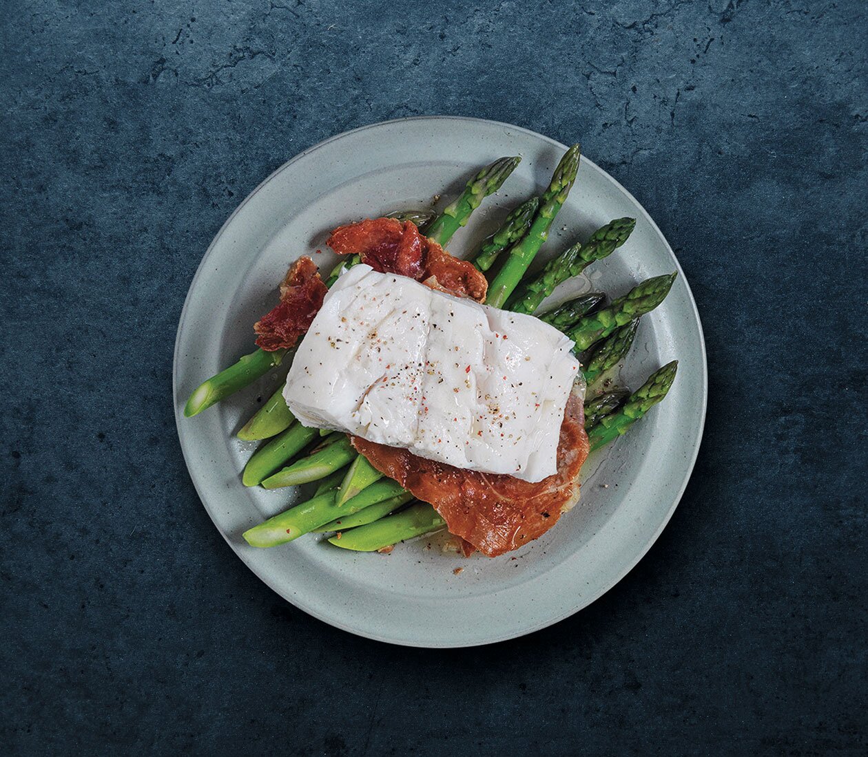 Boiled Norwegian Skrei with Cured Ham