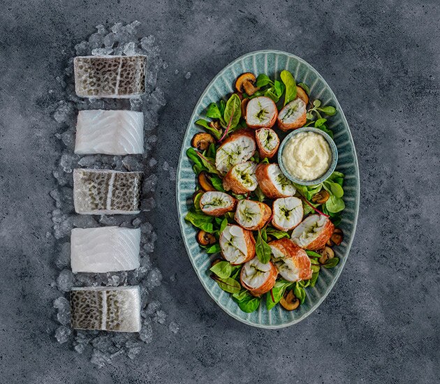 Norwegian Skrei in Ham with Jerusalem Artichoke Purée