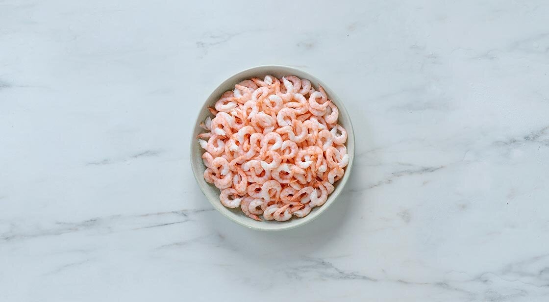 Prawns in a bowl