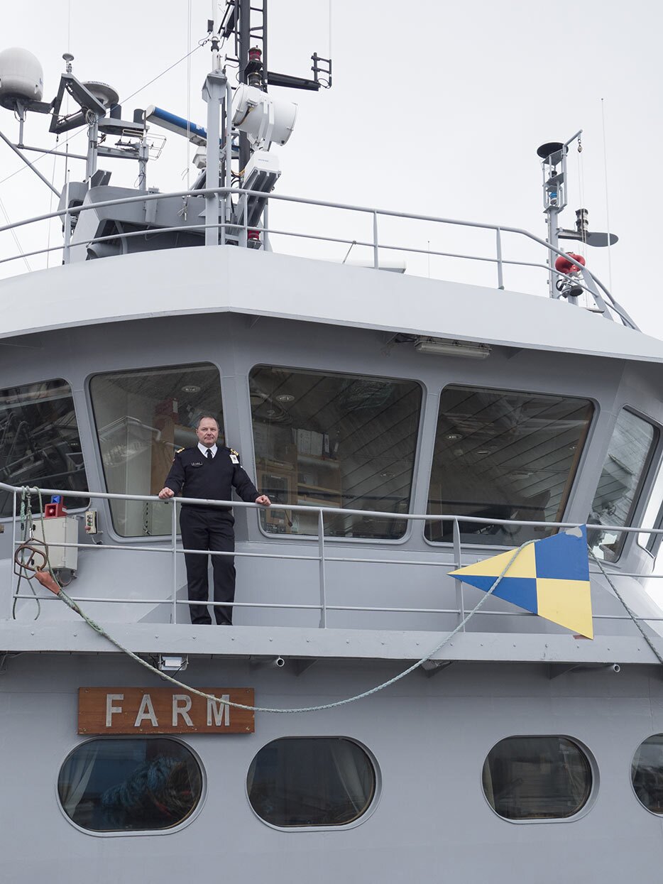 Outside view of the vessel Farm